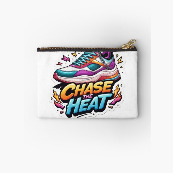 Item preview, Chase the Heat Running Sticker | Colorful Running Shoes and Fitness Motivation designed and sold by Sepia soul.