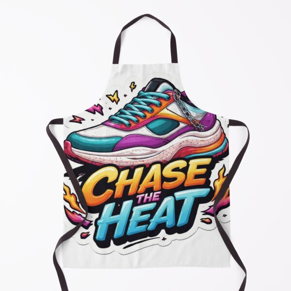 Item preview, Chase the Heat Running Sticker | Colorful Running Shoes and Fitness Motivation designed and sold by Sepia soul.
