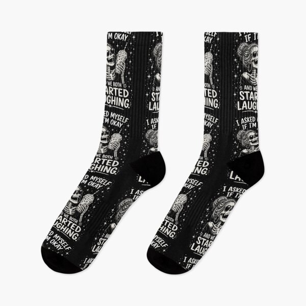Item preview, skeleton humor with cosmic vibes and dark style designed and sold by anapldv.