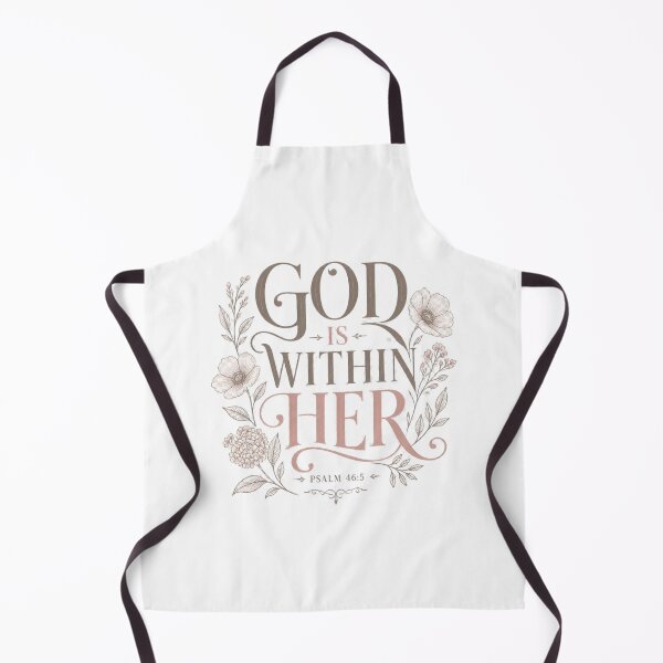 Item preview, God Is Within Her Psalm 46:5 Feminine Christian Shirt designed and sold by Illustrated Faith.