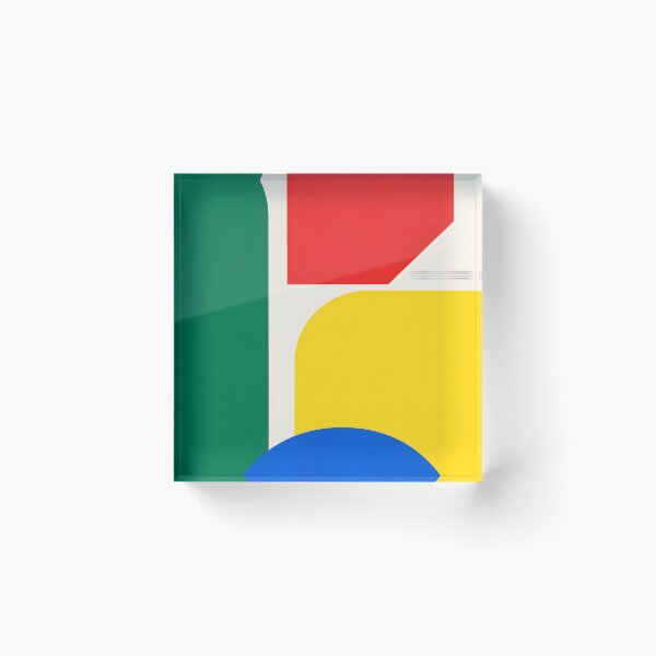 Item preview, Primary Color Geometric Modernist Abstract designed and sold by GutyzDesignsES.