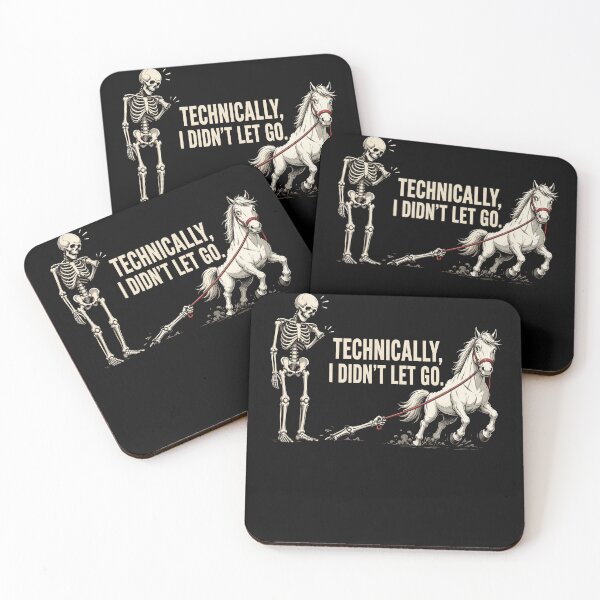 Item preview, Skeleton Funny Quote Horse Riding Graphic designed and sold by anapldv.