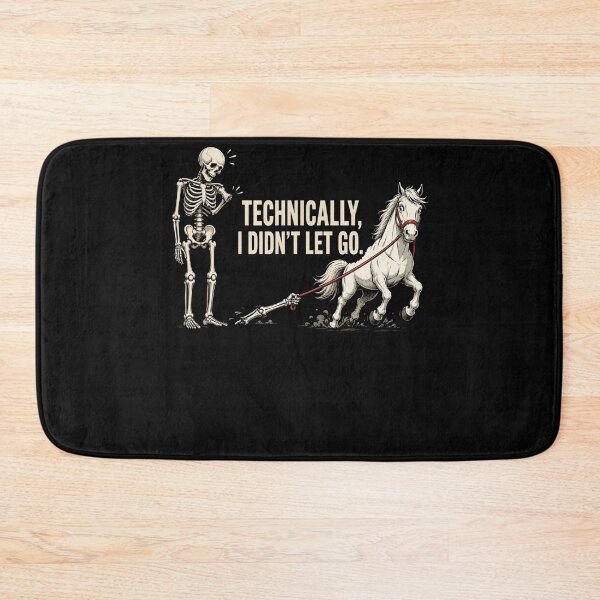 Item preview, Skeleton Funny Quote Horse Riding Graphic designed and sold by anapldv.