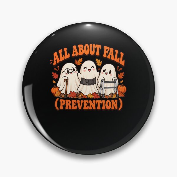 Item preview, All About Fall Prevention Cute Ghost Funny Physical Therapy Halloween designed and sold by Whirx.