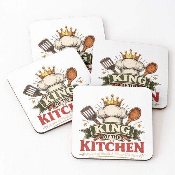 Item preview, King of the Kitchen Funny Chef designed and sold by LinaDesign Store.