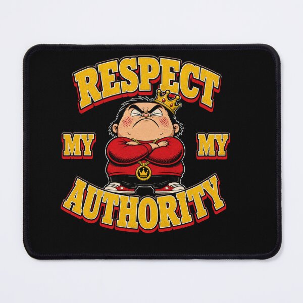 Item preview, Respect My Authority Funny King Cartoon designed and sold by freshwear design.