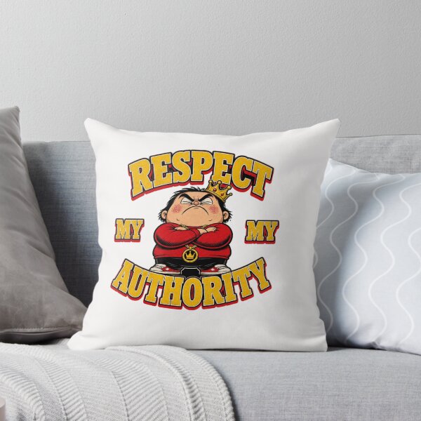 Item preview, Respect My Authority Funny King Cartoon  designed and sold by freshwear design.