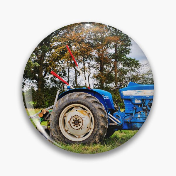 Item preview, Blue tractor in field designed and sold by JEZ22.