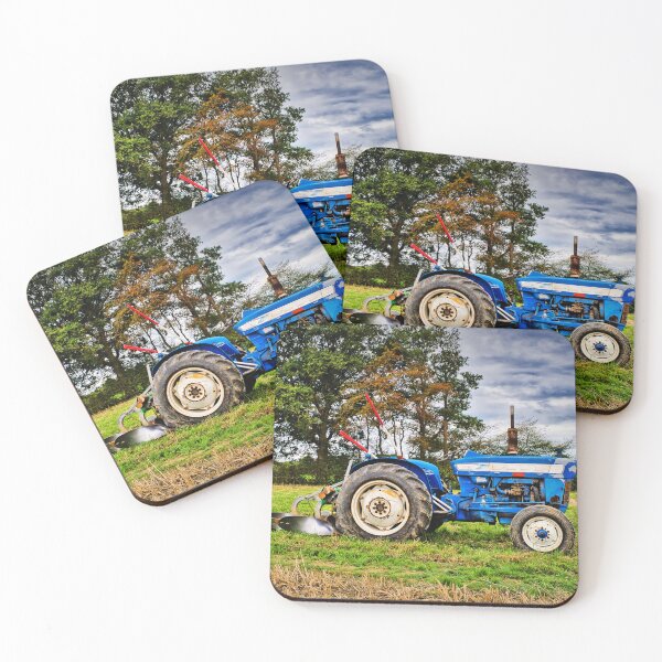 Item preview, Blue tractor in field designed and sold by JEZ22.