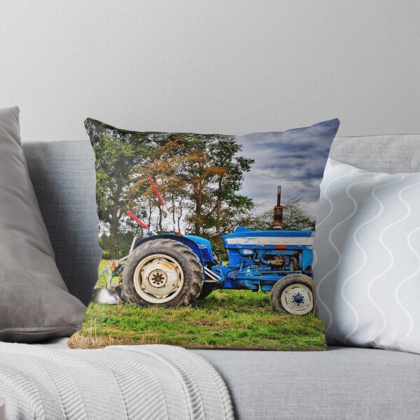 Item preview, Blue tractor in field designed and sold by JEZ22.