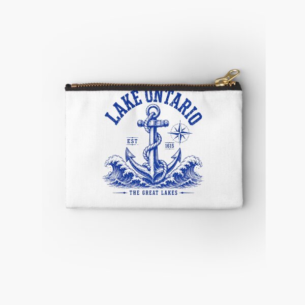 Item preview, lake ontario anchor and waves nautical great lakes graphic designed and sold by anapldv.