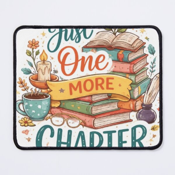 Item preview, Just One More Chapter Book Lover Sticker | Reading and Bookworm Gift designed and sold by Sepia soul.