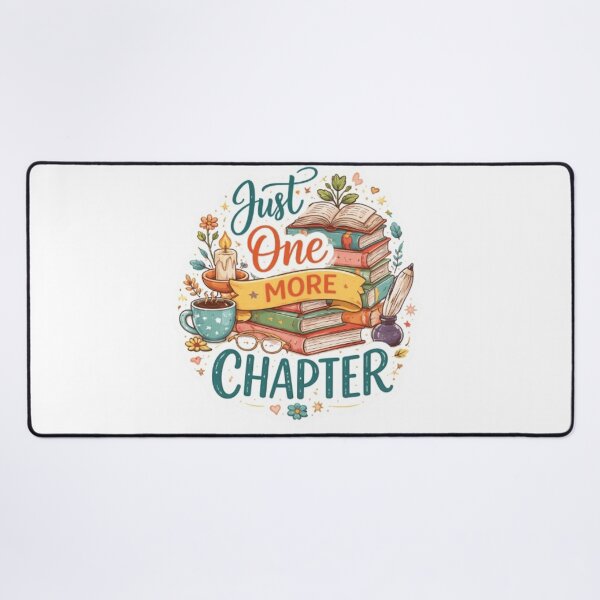 Item preview, Just One More Chapter Book Lover Sticker | Reading and Bookworm Gift designed and sold by Sepia soul.