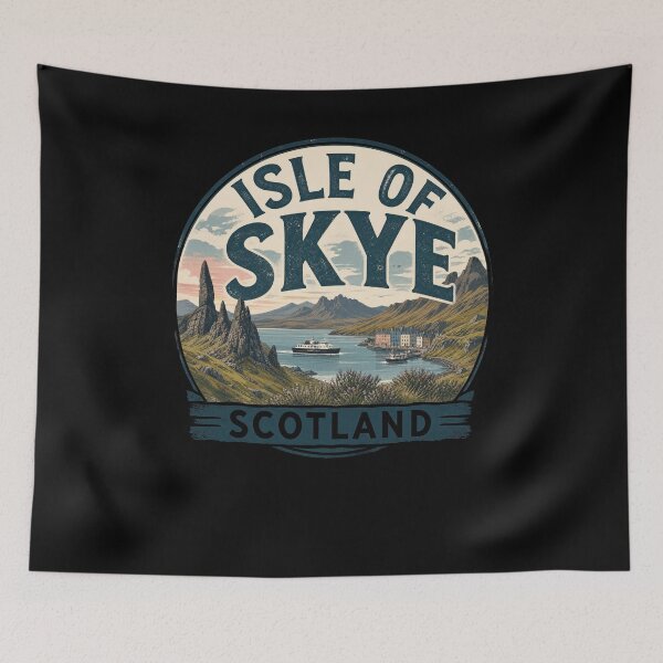 Item preview, Isle of Skye Old Man of Storr Scotland Vintage Badge  designed and sold by Loom on the Loch.