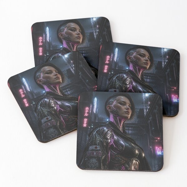 Item preview, Cybernetic Female Assassin - Biomechanics Resistance designed and sold by LazyDayzCo.