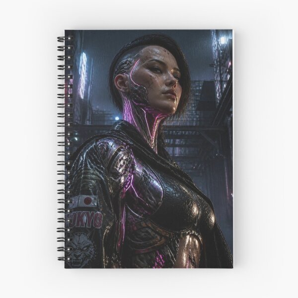 Item preview, Cybernetic Female Assassin - Biomechanics Resistance designed and sold by LazyDayzCo.