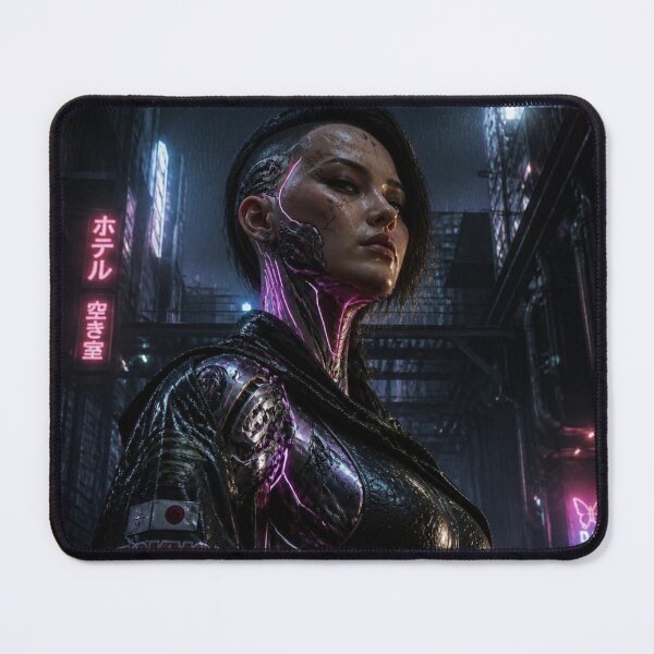 Item preview, Cybernetic Female Assassin - Biomechanics Resistance designed and sold by LazyDayzCo.