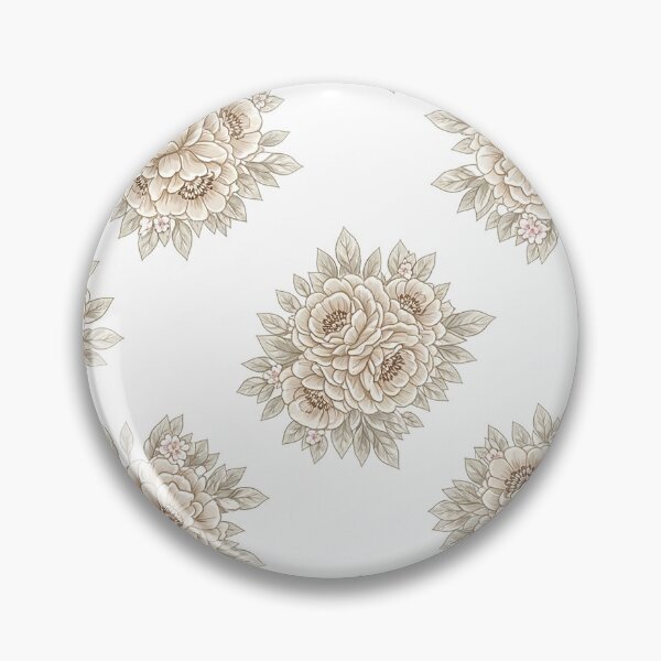 Item preview, Vintage Floral Cream White Bride designed and sold by gulsumkiyan.