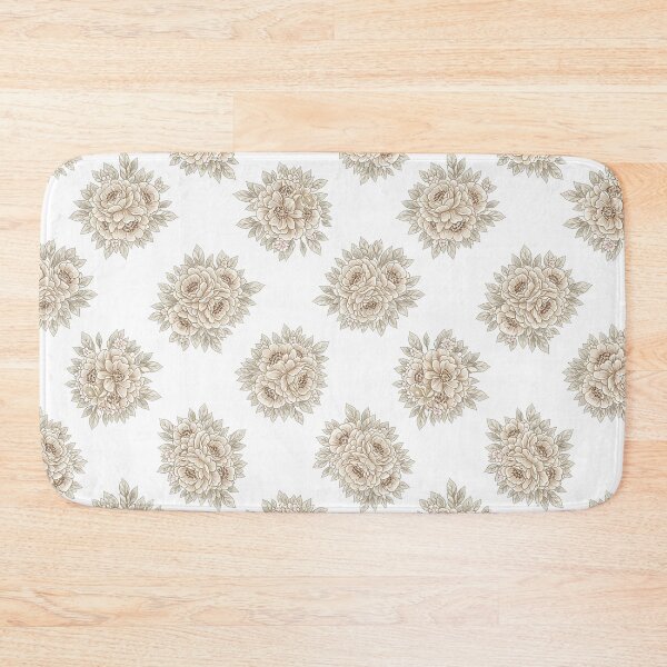 Item preview, Vintage Floral Cream White Bride designed and sold by gulsumkiyan.