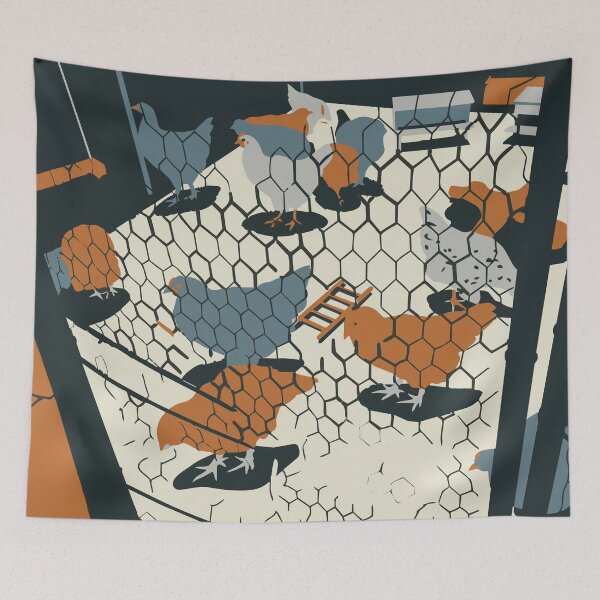 Item preview, Farm Life Color Block designed and sold by Azadi-Tree.