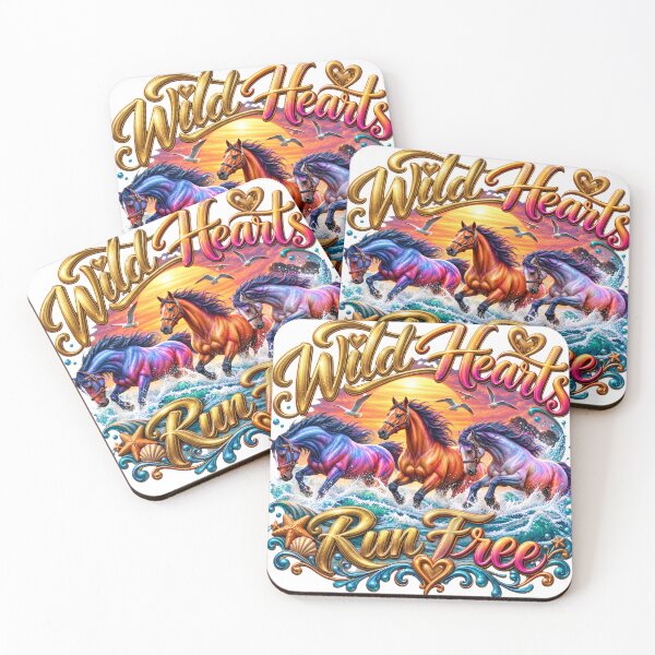 Item preview, Horses playing  in the field designed and sold by SABEHAT.