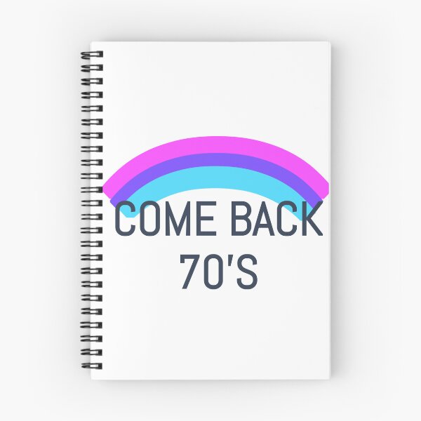 Item preview, Retro Come Back 70s Rainbow Typography Art designed and sold by AWADHESH  CHAURASIA.