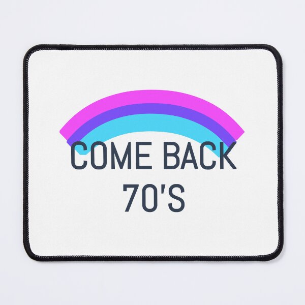 Item preview, Retro Come Back 70s Rainbow Typography Art designed and sold by AWADHESH  CHAURASIA.