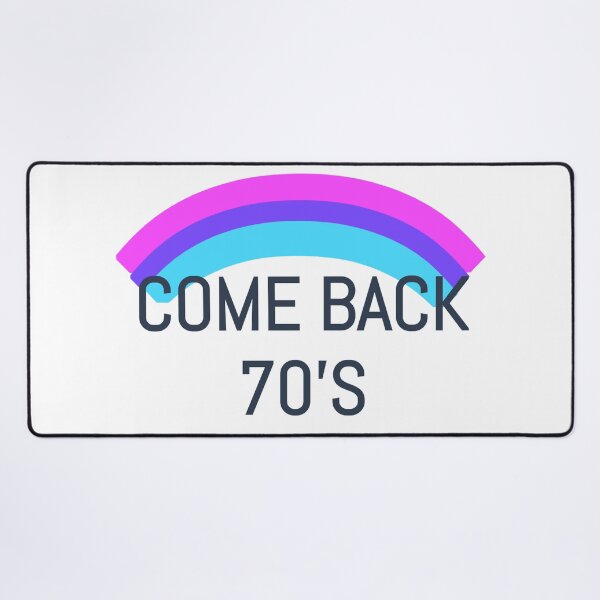 Item preview, Retro Come Back 70s Rainbow Typography Art designed and sold by AWADHESH  CHAURASIA.
