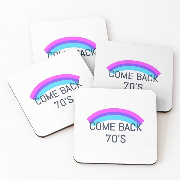 Item preview, Retro Come Back 70s Rainbow Typography Art designed and sold by AWADHESH  CHAURASIA.