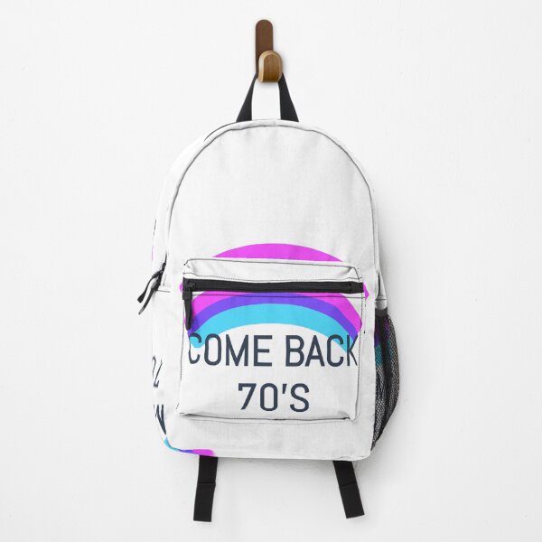 Item preview, Retro Come Back 70s Rainbow Typography Art designed and sold by AWADHESH CHAURASIA.