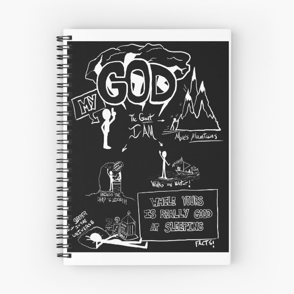 Item preview, Inspirational Faith Design - God Moves Mountains, Walks on Water, Brings the Dead to Life designed and sold by theflumpbros.