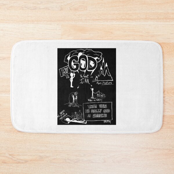 Item preview, Inspirational Faith Design - God Moves Mountains, Walks on Water, Brings the Dead to Life designed and sold by theflumpbros.