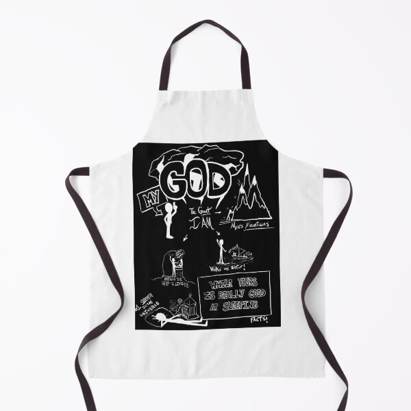 Item preview, Inspirational Faith Design - God Moves Mountains, Walks on Water, Brings the Dead to Life designed and sold by theflumpbros.