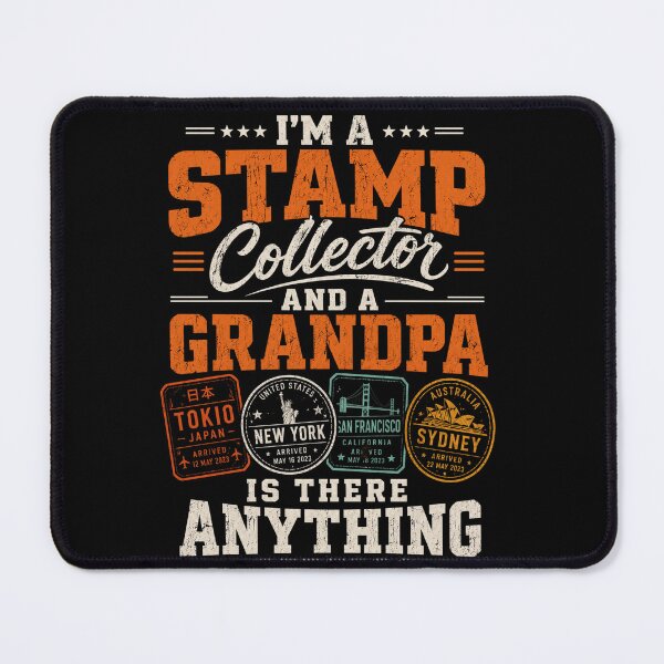 Item preview, stamp collector vintage travel quote for passport lovers designed and sold by anapldv.