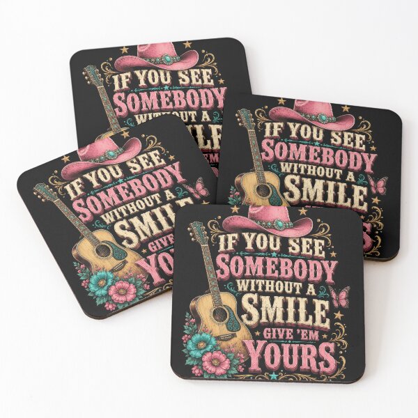 Item preview, cowboy If You See Somebody Without A Smile Quote designed and sold by anapldv.