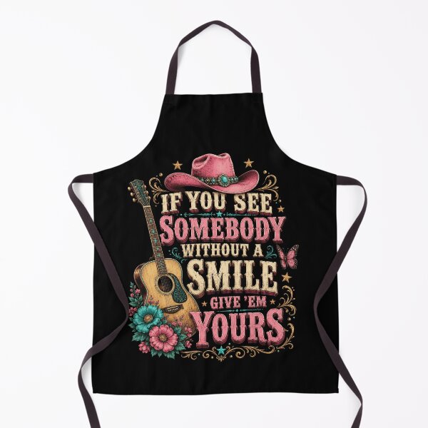 Item preview, cowboy If You See Somebody Without A Smile Quote designed and sold by anapldv.