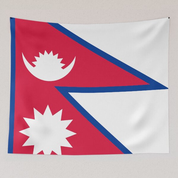 Item preview, Nepal Flag designed and sold by youngVl.