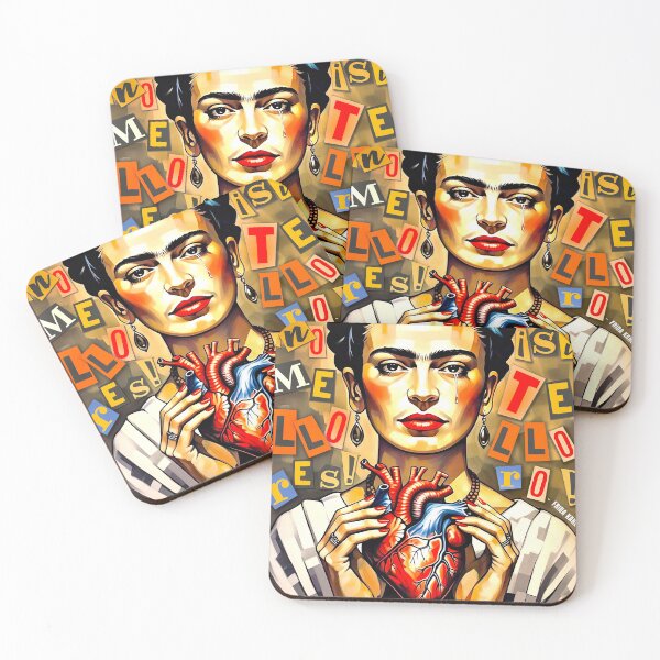 Item preview, Frida Kahlo's Diary Quote Original Typographic Artwork designed and sold by FRIDAMANIACS.