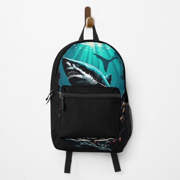 Item preview, Great white shark next to a sunken ship designed and sold by KinoDesign.