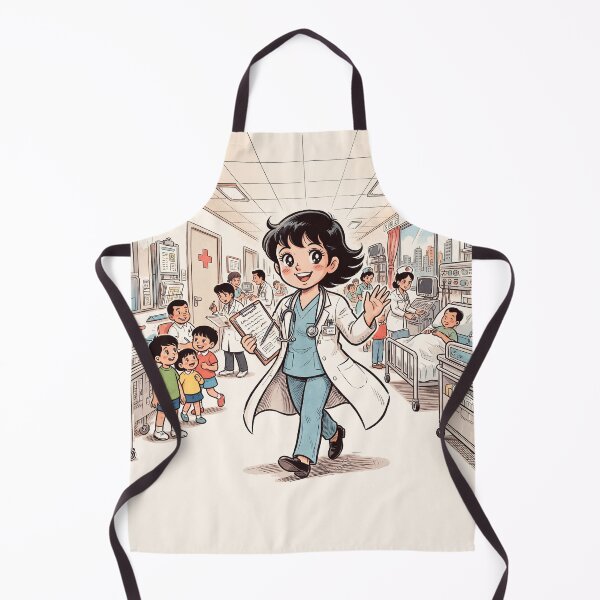 Artikelvorschau, Female Doctor Anime Style entworfen und verkauft von Home Decor Art.