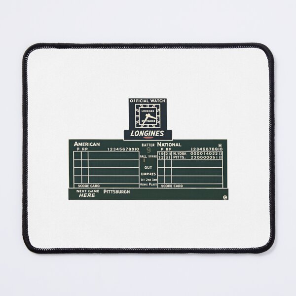 Item preview, Forbes Field Home Run Scoreboard Vintage Baseball Design designed and sold by tedicuko.