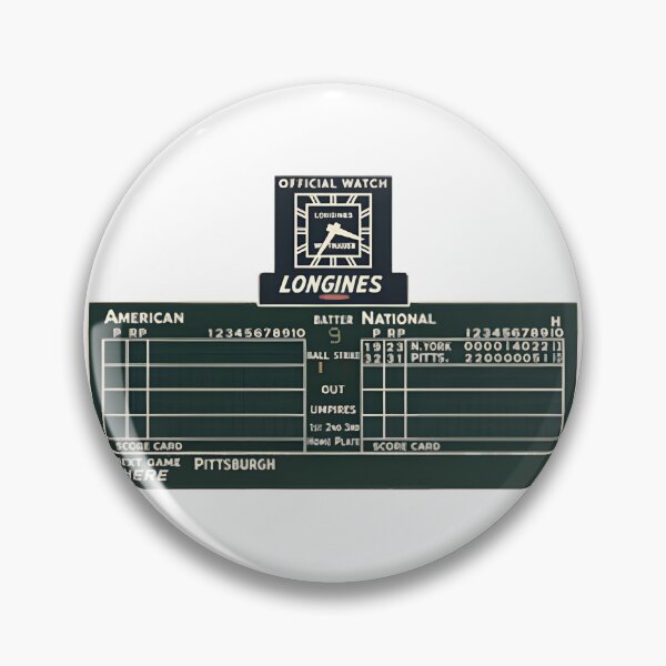 Item preview, Forbes Field Home Run Scoreboard Vintage Baseball Design designed and sold by tedicuko.