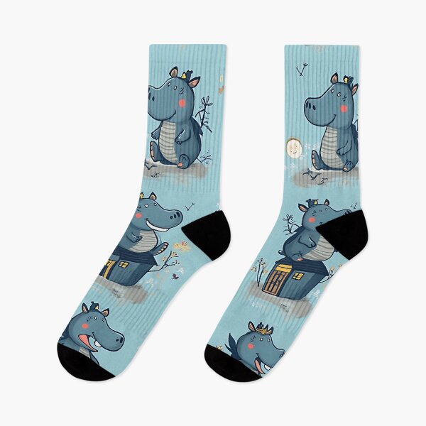 Item preview, Reading Hippo Pattern Cozy Animal Design Cute Book Lover designed and sold by ArtDesignTp.
