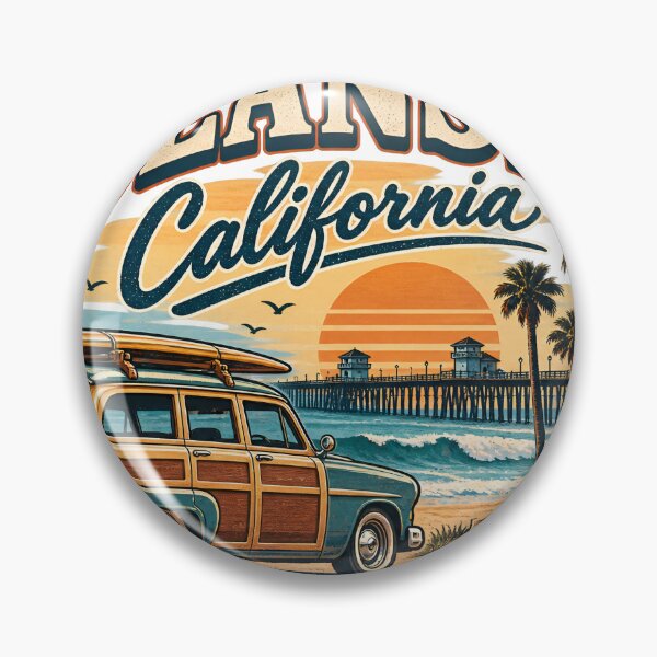 Item preview, Oceanside California Vintage Surf Woodie Wagon designed and sold by NOVAWEARIT.