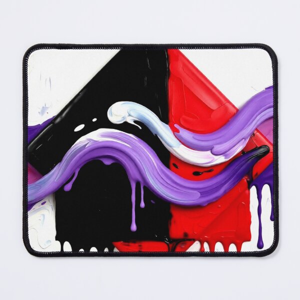 Item preview, dripping waves C colorful geometric abstract design designed and sold by SmashingDeals.