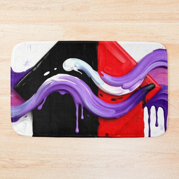 Item preview, dripping waves C colorful geometric abstract design designed and sold by SmashingDeals.