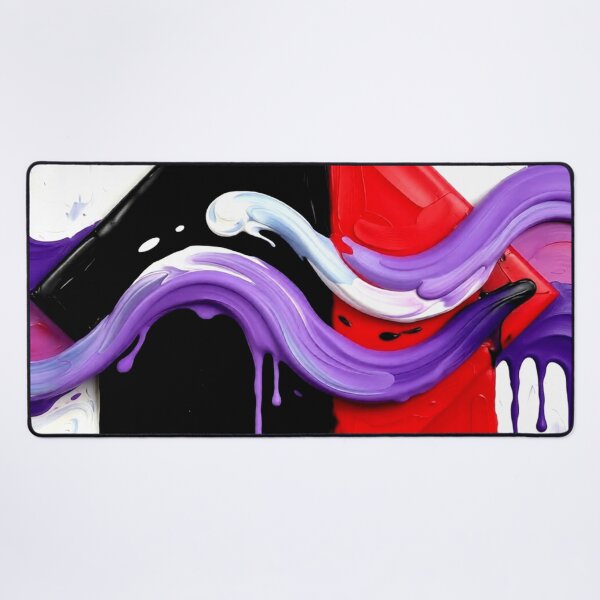 Item preview, dripping waves C colorful geometric abstract design designed and sold by SmashingDeals.