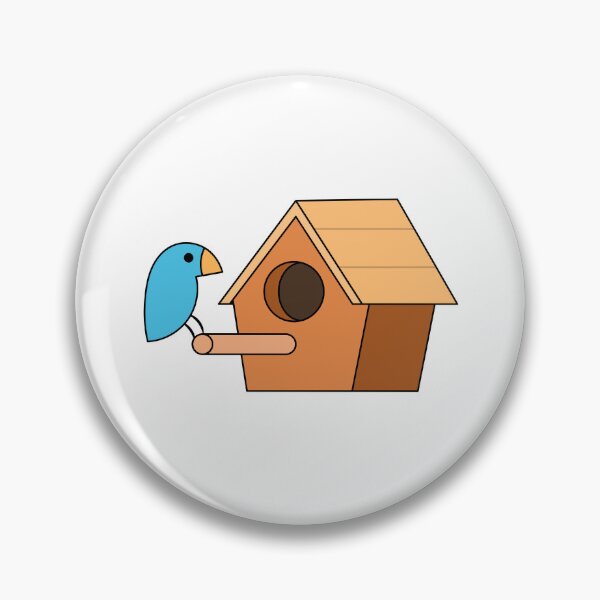 Item preview, Birdhouse designed and sold by SideQuestDoodles.
