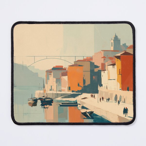 Item preview, Porto Portugal Vintage Travel Poster designed and sold by MarkedArtPrints.
