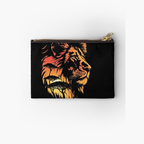 Item preview, Lion at sunset in the savanna designed and sold by KinoDesign.